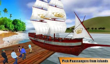 Water Taxi: Pirate Ship Transport 3D截图5