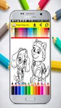 Paww Dog Coloring Patrol Page截图4