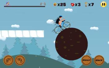 Stickman Rider Free截图2