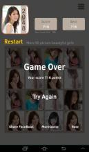 Hot Girl 2048 Puzzle截图3