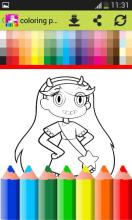 coloring pages for Star evil截图4