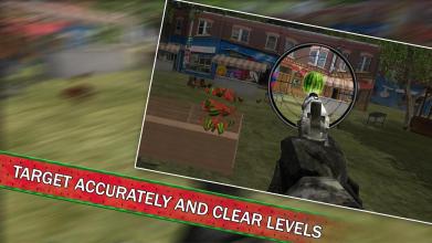 Watermelon Shooter : FPS Pistol Shooting 3D截图5