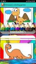 Dinosaurs coloring games截图5