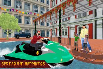 Pizza Delivery Water Boat Simulator截图4