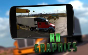 Racing Truck Driver Traffic Race Simulator Game 3D截图1