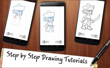 Drawing App Pirates Ships and Weapons截图3