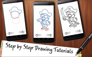 Drawing App Pirates Ships and Weapons截图2