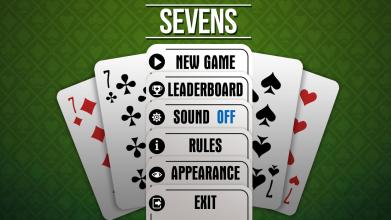 Sevens the card game free截图3