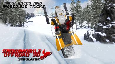 Snowmobile Off-Road 3D Simulator截图1