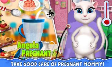 Talking Cat Pregnant Mommy Newborn Baby截图5