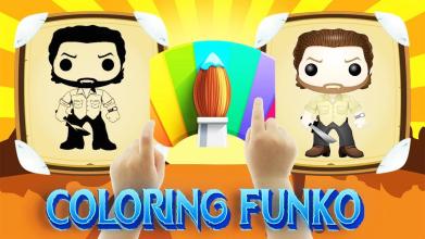 Coloring Funkoo Pop Dolls截图4