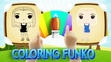 Coloring Funkoo Pop Dolls截图2