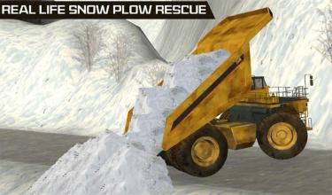 Snow Plow Rescue Truck Loader截图4