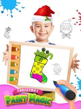 Christmas Paint Magic : Coloring book截图2