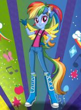 Dress up Rainbow Dash Rainbooms Style截图1