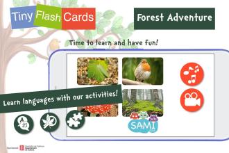 Sami Tiny FlashCards 森林, forest adventures截图1