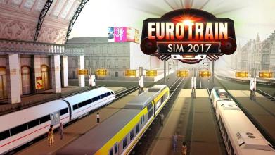 Euro Train Sim Driver 2017截图2