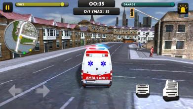 Ambulance Car Simulator 3D截图2