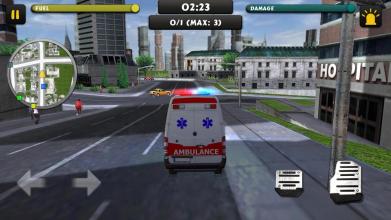 Ambulance Car Simulator 3D截图4