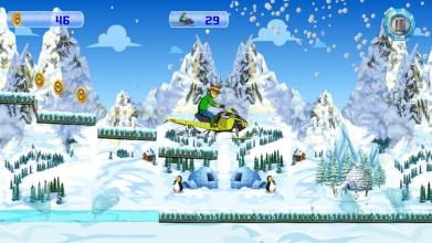 Ben Snowcross Hill Racing : Snow Race Game截图2