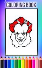 How To Color Pennywise IT (Pennywise Coloring)截图2