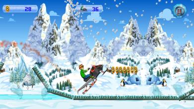 Ben Snowcross Hill Racing : Snow Race Game截图3