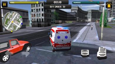 Ambulance Car Simulator 3D截图3