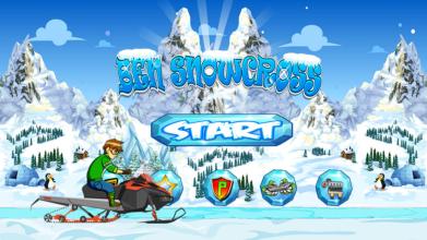 Ben Snowcross Hill Racing : Snow Race Game截图1