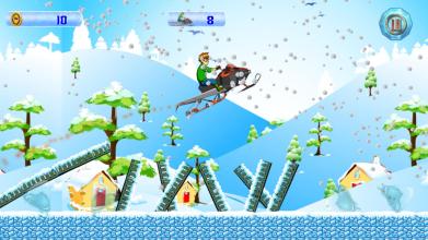 Ben Snowcross Hill Racing : Snow Race Game截图5