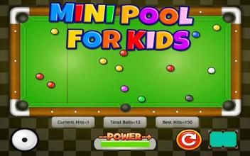 Mini Pool for Kids截图5