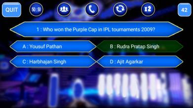 Cricket Quiz 2018 in Crorepati Style截图3