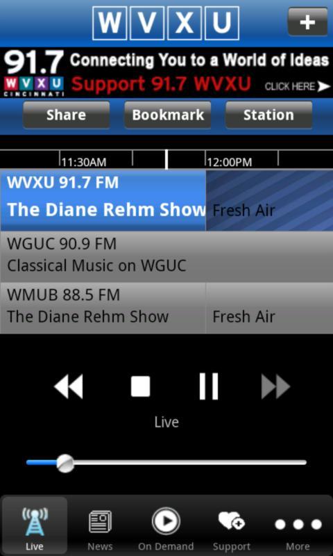 WVXU Public Radio App截图2