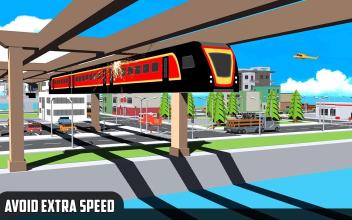 Sky Train Simulator : Elevated Train Driving截图4