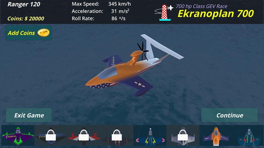 Ekranoplan 700 AirRace截图1