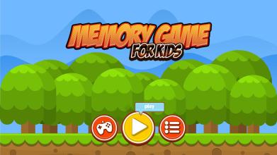 Memory Game - Brain Storming Game for Kids截图1