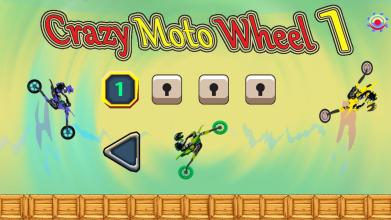 Crazy Moto: Wheel 1 !截图4