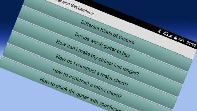 Play Guitar and Get Lessons截图3