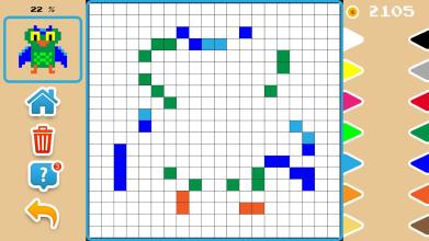 Sticky Pixels - Coloring Book截图5