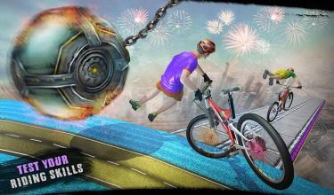 Impossible BMX Crazy Rider Stunt Racing Tracks 3D截图4