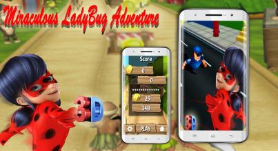 Miraculous adventure LADYBUG rush 3D截图4