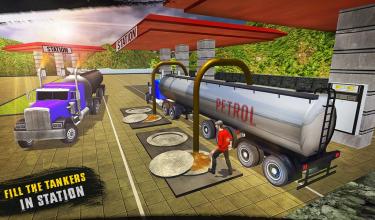 Oil Tanker Truck Transport Crash Car Engine Game截图4