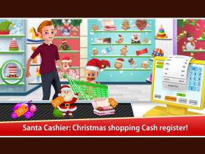 Santa Cashier: Christmas Shopping Cash Register截图2