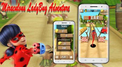 Miraculous adventure LADYBUG rush 3D截图3