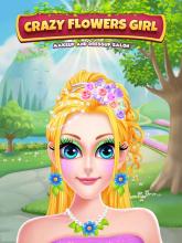 Crazy Flower Girl Makeup and Dressup Salon截图1