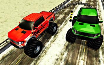 Chained Cars Racing Games Stunt Truck Driver 3D截图5