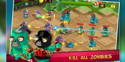 Angry Zombie Tower Defense截图2