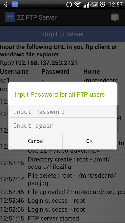 ZZ FTP Server截图3