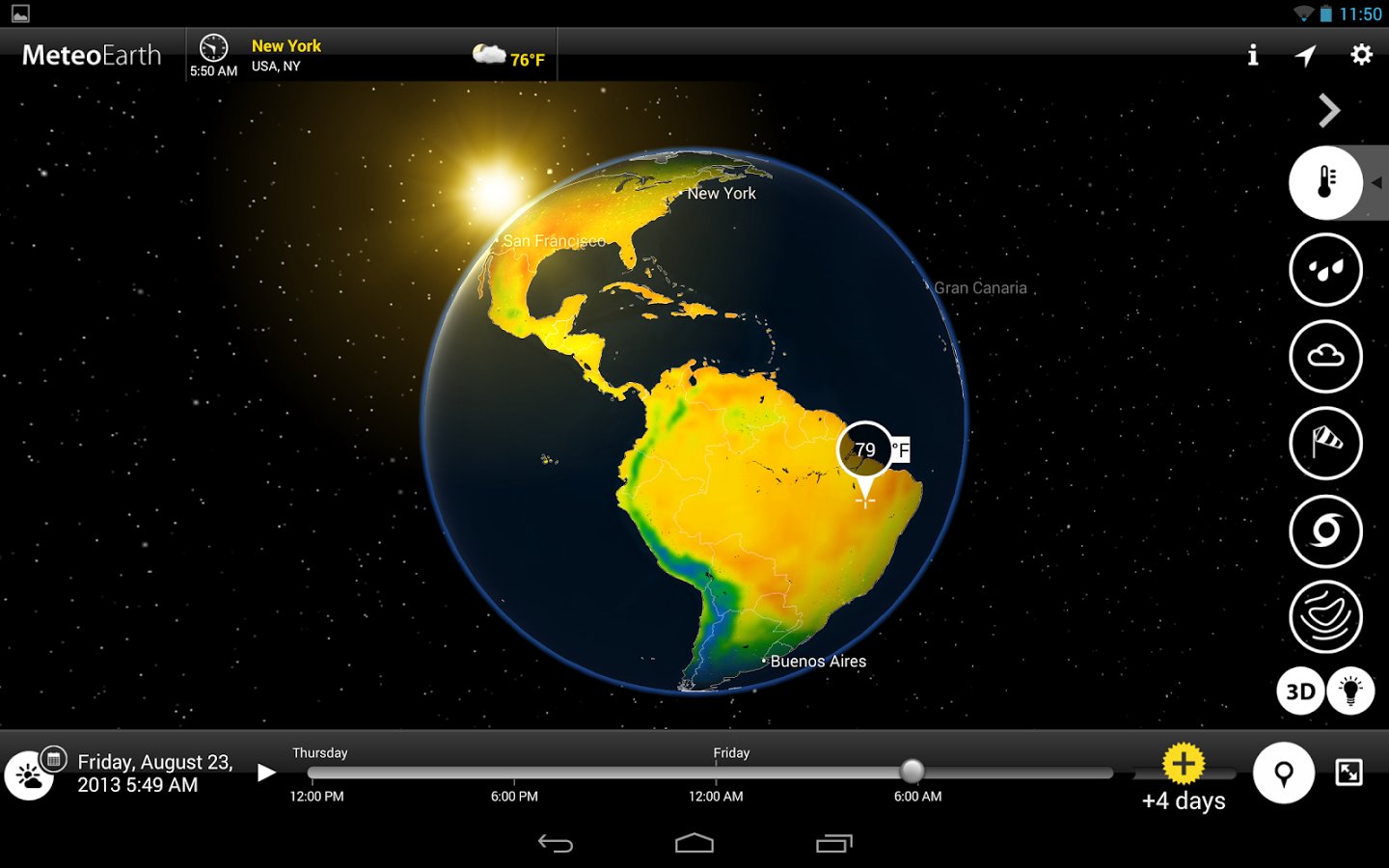 MeteoEarth全球天气截图11