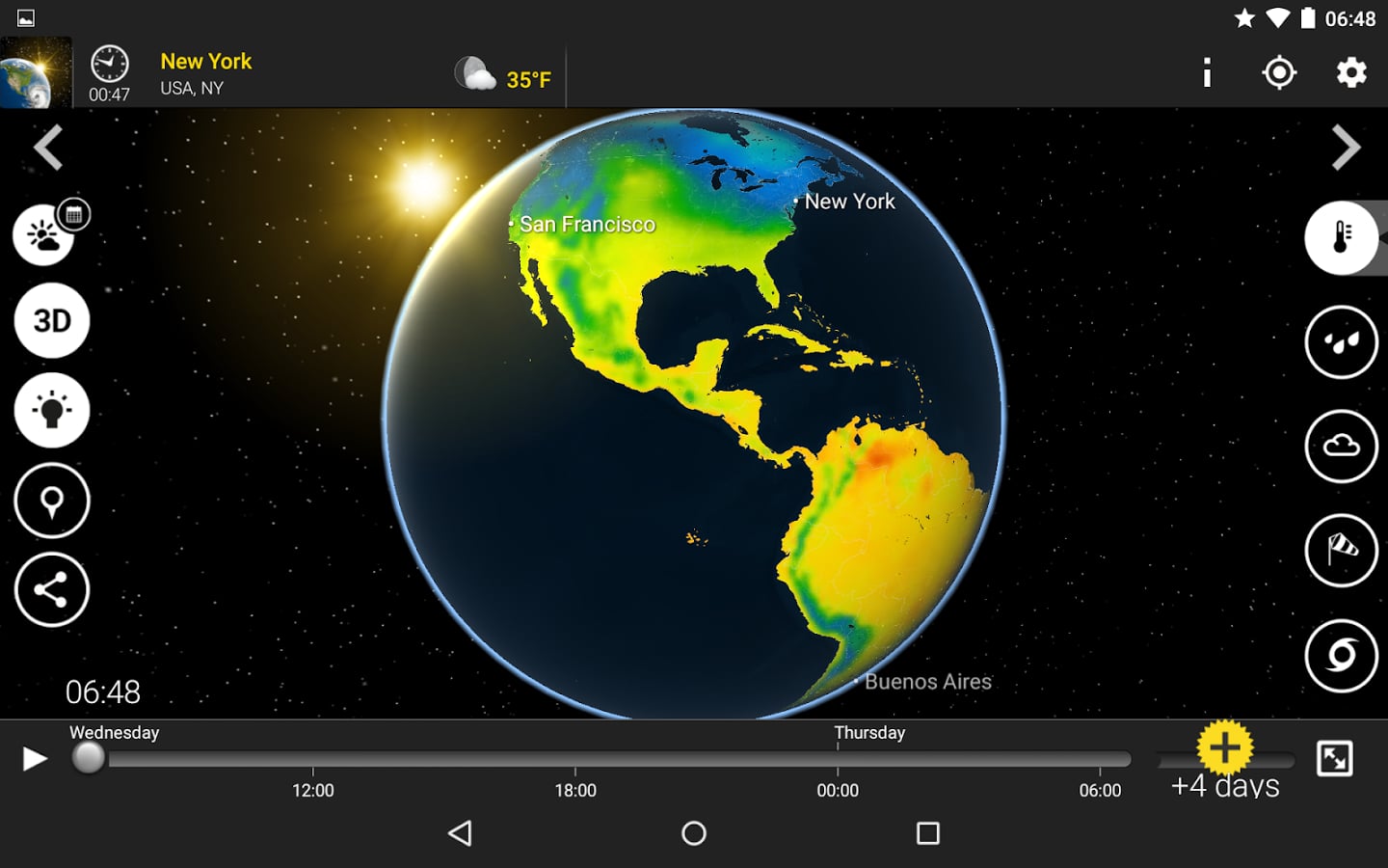 MeteoEarth全球天气截图4