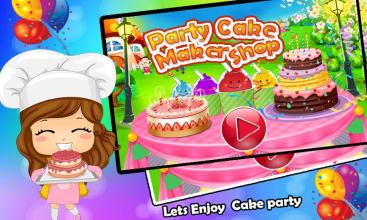 Party Cake Maker Shop - Sweet Cake Party截图1